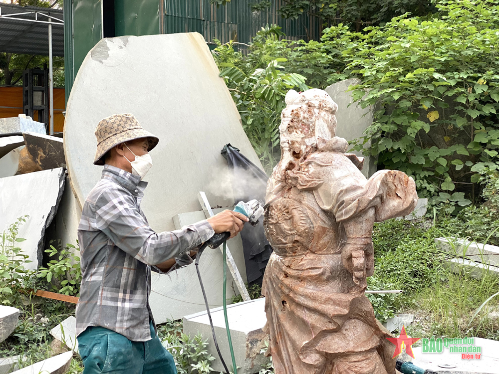 Sức sống làng điêu khắc đá truyền thống thôn Trầm

