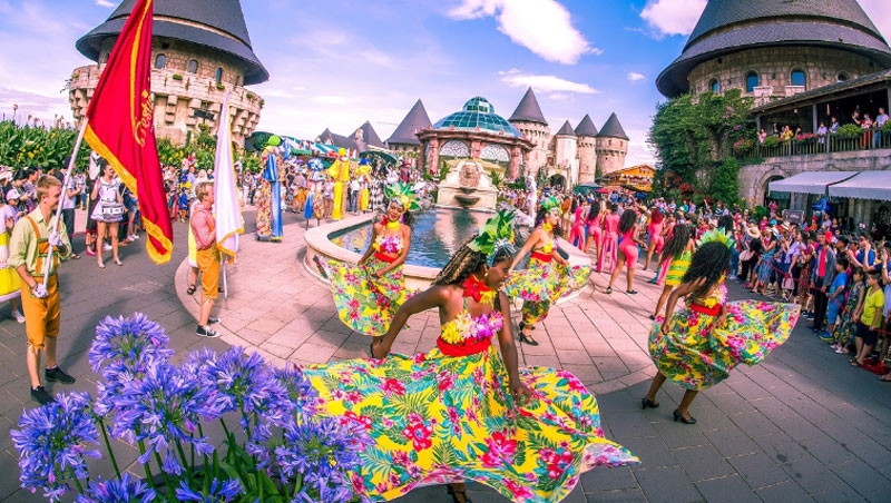  Sun World Ba Na Hills (Đà Nẵng) thu hút nhiều khách du lịch thời gian qua. Ảnh: HOÀNG GIANG 