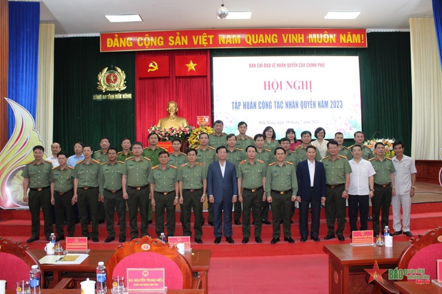 Hội nghị tập huấn công tác nhân quyền năm 2023 tại Đắk Nông