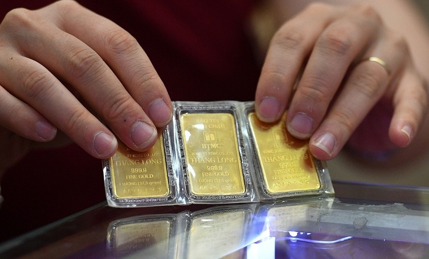 Giá vàng trong nước duy trì trên 67 triệu đồng/lượng. Ảnh: vov.vn 