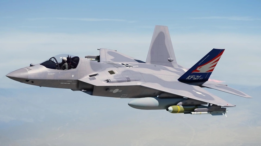 South Korea's KF-21 Boramae multirole stealth fighter.  Photo: mods.com  