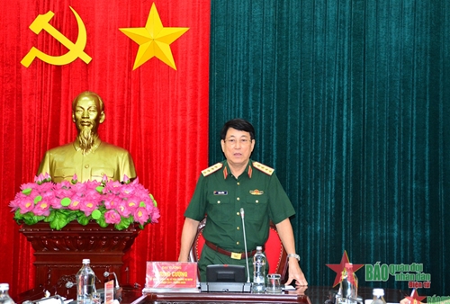Đại tướng Lương Cường chủ trì hội nghị triển khai công tác Đoàn kiểm tra số 887 của Bộ Chính trị
