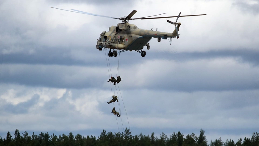 Trực thăng Mi-8AMTSh-VN được biên chế chính thức cho lực lượng đặc nhiệm Nga vào năm 2021. Ảnh: iz.ru