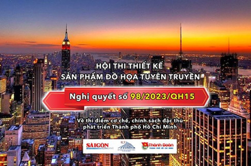 Thi thiết kế sản phẩm đồ họa tuyên truyền Nghị quyết số 98/2023/QH15 của Quốc hội