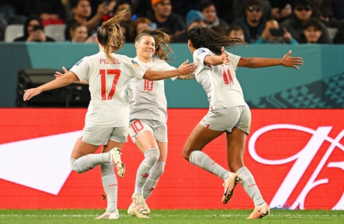 Kết quả World Cup nữ 2023: Thụy Sĩ thắng 2-0 Philippines