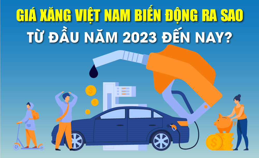 Giá xăng Việt Nam biến động ra sao từ đầu năm 2023 đến nay?