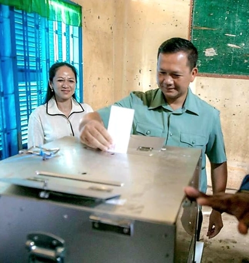 Bầu cử Campuchia: Đại tướng Hun Manet cảm ơn cử tri Campuchia đi bỏ phiếu bầu cử