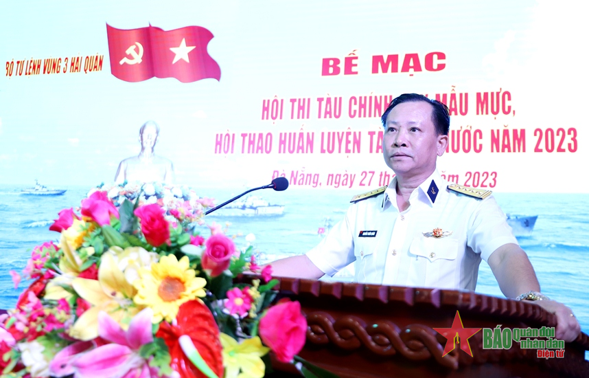 Vùng 3 Hải quân bế mạc hội thi tàu chính quy mẫu mực, hội thao huấn luyện tàu mặt nước năm 2023