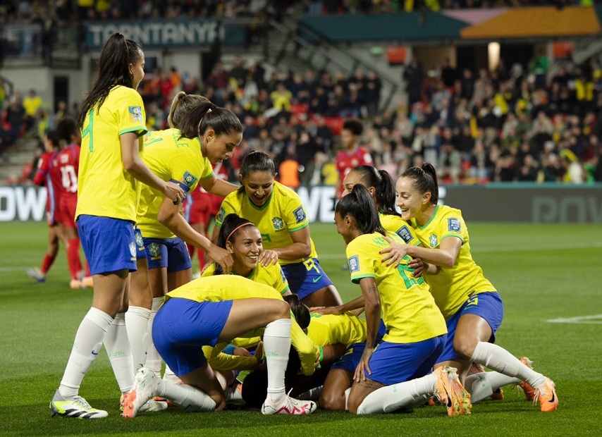  Đội tuyển nữ Brazil đã khởi đầu thuận lợi với thắng lợi 4-0 trước Panama. Ảnh: Getty