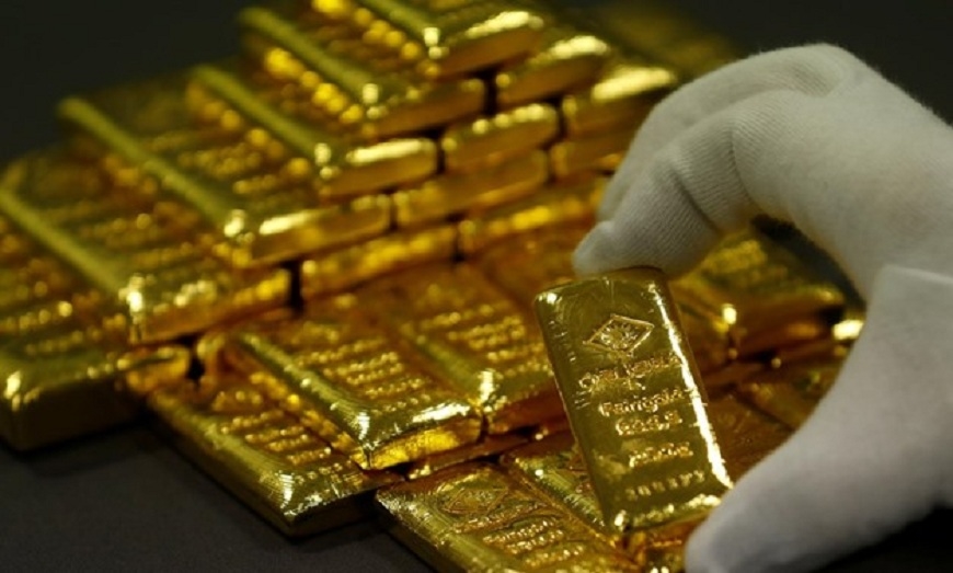  Vàng thế giới neo trên 1.950 USD/ounce. Ảnh: Reuters