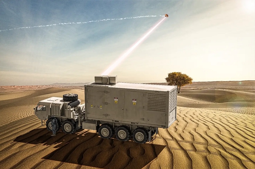 Lockheed Martin tăng công suất vũ khí laser lên 500kW. Ảnh mô phỏng: Lockheed Martin