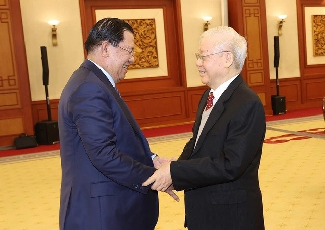 Thủ tướng Campuchia Hun Sen tái khẳng định quyết tâm củng cố quan hệ tốt đẹp giữa hai nước Campuchia-Việt Nam