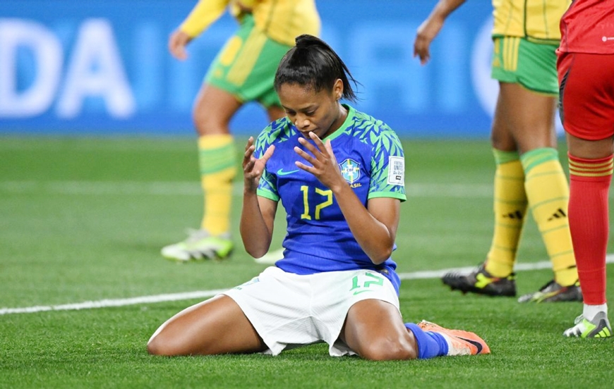 Đội tuyển nữ Brazil không có duyên với các giải đấu lớn, mới nhất là tại World Cup nữ 2023 đang diễn ra. Ảnh: BVM Sports 