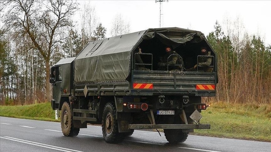 Ba Lan tăng cường an ninh tại khu vực biên giới với Belarus. Ảnh: Anadolu Ajansi