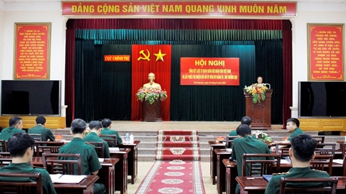 Cục Chính trị Quân khu 1: Tổng kết Luật Sĩ quan Quân đội nhân dân Việt Nam
