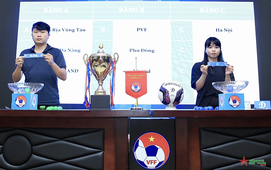 Lễ bốc thăm xếp lịch thi đấu VCK Giải bóng đá vô địch U15 Quốc gia - Cúp Acecook 2023. 