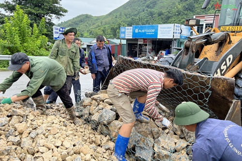 Sơn La: Tập trung khắc phục hậu quả mưa lũ ở Mường La, Sông Mã