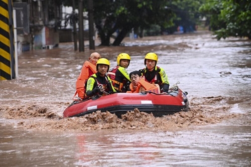 14 người thiệt mạng vì bão lũ tại thành phố Thư Lan, Trung Quốc