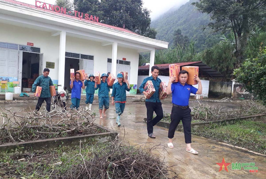 Mưa lớn tiếp tục gây ảnh hưởng đến các tỉnh trên địa bàn Quân khu 2