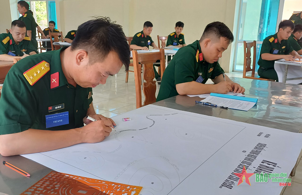 Sát hạch để đánh giá năng lực cán bộ cấp đại đội