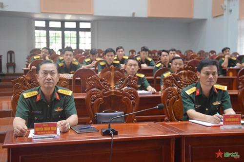 Bộ Chỉ huy Quân sự tỉnh Bình Phước bồi dưỡng tiếng Khmer cho quân nhân năm 2023