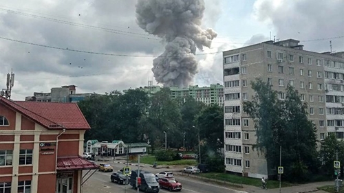 Nga: 45 người bị thương trong vụ nổ kho pháo hoa gần Moskva 
