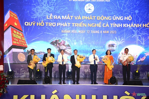 Phó thủ tướng Chính phủ Trần Hồng Hà dự lễ ra mắt Quỹ hỗ trợ phát triển nghề cá Khánh Hòa