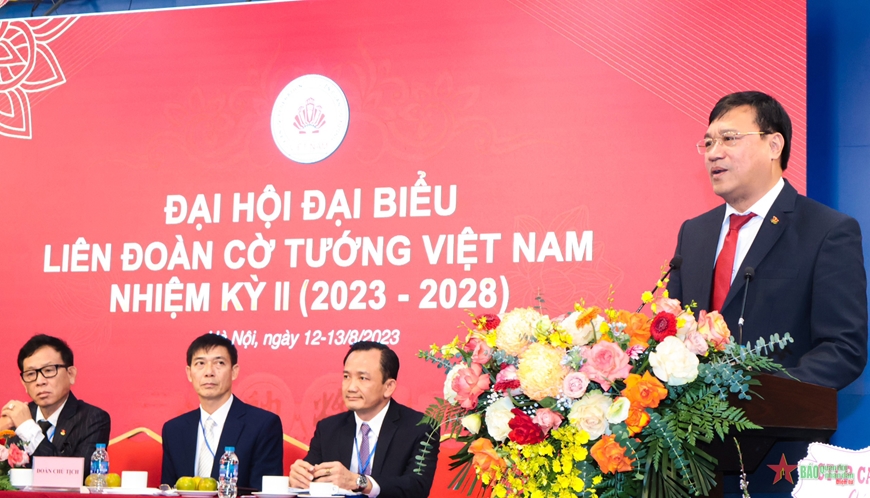 Ông Nguyễn Văn Bình giữ chức Chủ tịch Liên đoàn Cờ tướng Việt Nam nhiệm kỳ II (2023-2028)