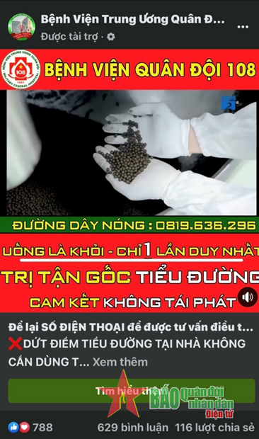 Bệnh viện Trung ương Quân đội 108 cảnh báo: Nhiều thủ đoạn mạo danh, lừa đảo trục lợi người bệnh