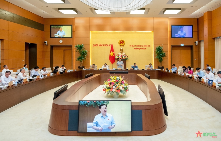 Ủy ban Thường vụ Quốc hội khai mạc Phiên họp thứ 25