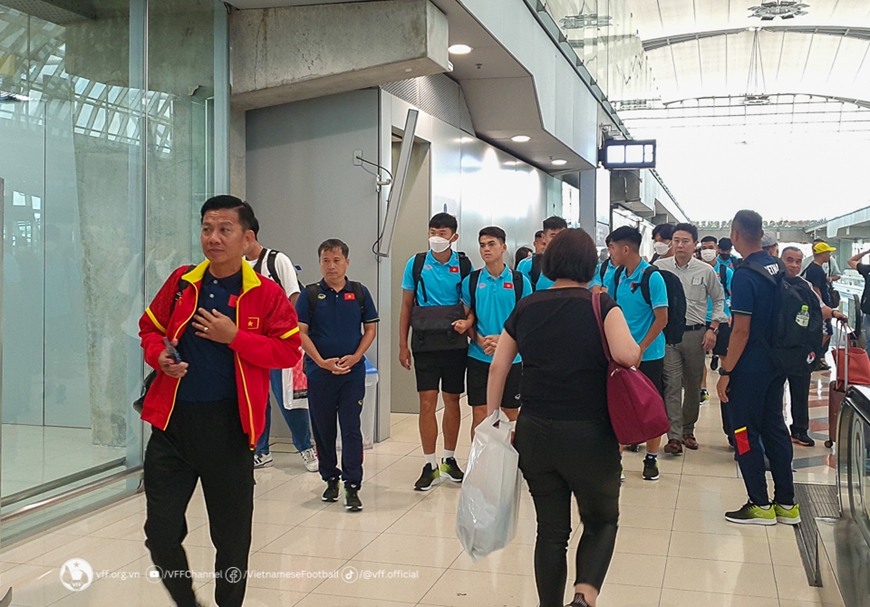 U23 Việt Nam đã đến Thái Lan, sẵn sàng cho giải U23 Đông Nam Á 2023