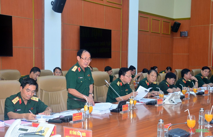 Thượng tướng Nguyễn Tân Cương: Tập trung xây dựng chuẩn đầu ra chương trình đào tạo nhà trường Quân đội
