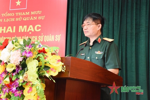 Khai mạc Lớp tập huấn nghiệp vụ công tác lịch sử quân sự cho Quân đội Lào