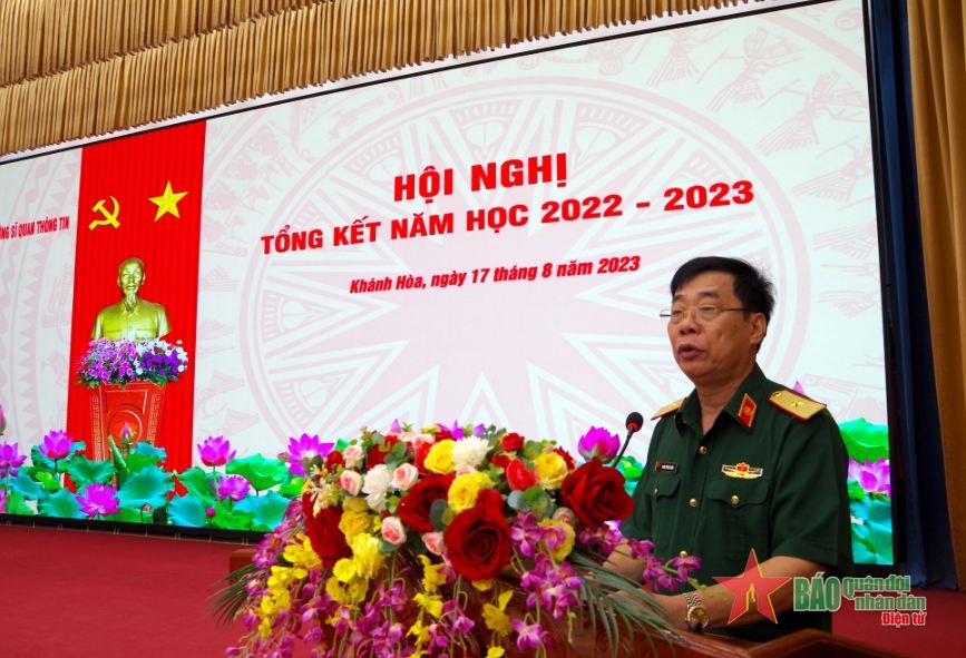 Trường Sĩ quan Thông tin: 86,47% học viên đạt khá, giỏi trong năm học 2022-2023