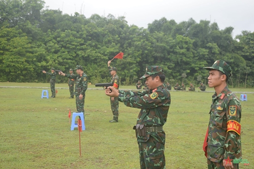 Bộ CHQS tỉnh Bình Phước kiểm tra chỉ huy trưởng, chính trị viên ban CHQS cấp huyện
