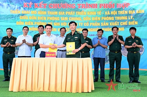 Bộ đội Biên phòng tỉnh Thanh Hóa phối hợp triển khai mô hình tham gia phát triển kinh tế - xã hội