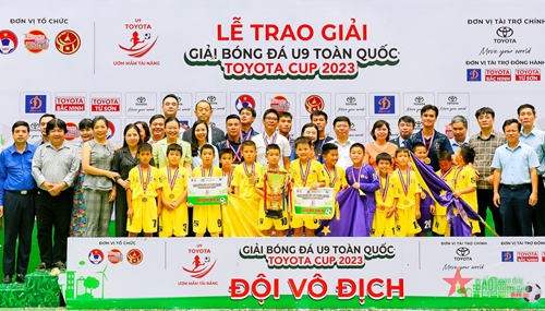 Hà Nội vô địch giải bóng đá U9 toàn quốc 2023