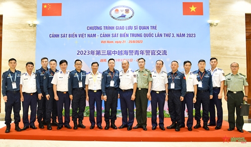 Giao lưu sĩ quan trẻ Cảnh sát biển Việt Nam và Trung Quốc góp phần giữ gìn hòa bình, an ninh trên biển
