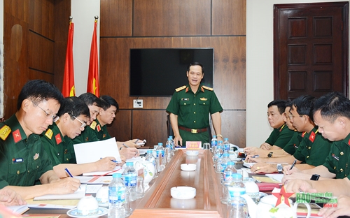 Thượng tướng Vũ Hải Sản làm việc với Tổng công ty Thái Sơn