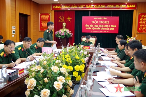 Cục Hậu cần, Tổng cục Hậu cần tổng kết thực hiện Luật Sĩ quan Quân đội nhân dân Việt Nam