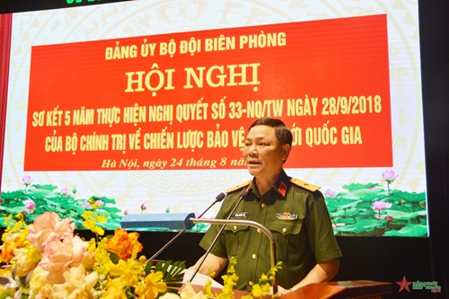 Đảng ủy Bộ đội Biên phòng sơ kết 5 năm thực hiện Nghị quyết của Bộ Chính trị về chiến lược Bảo vệ biên giới quốc gia