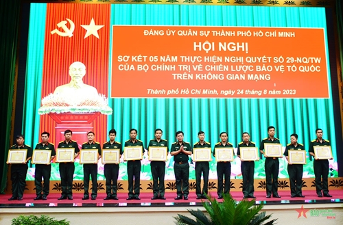 Bộ tư lệnh TP Hồ Chí Minh triển khai nhiều giải pháp bảo vệ Tổ quốc trên không gian mạng