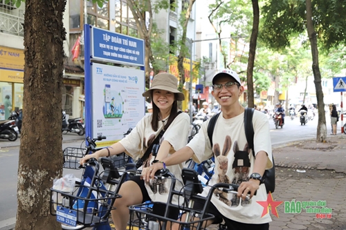 Xe đạp công cộng Thủ đô - Làn gió mới, kỳ vọng mới