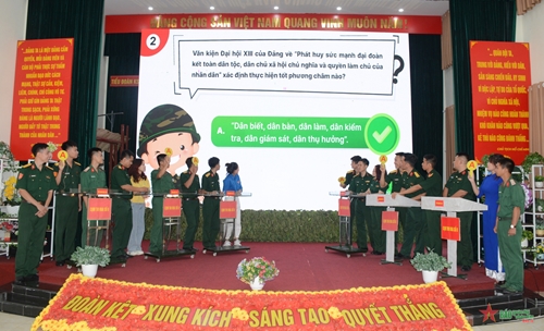 Bộ tư lệnh Thủ đô Hà Nội: Lan tỏa tình đoàn kết quân dân qua Hội thi “Dân vận khéo” trong Cụm thi đua số 8