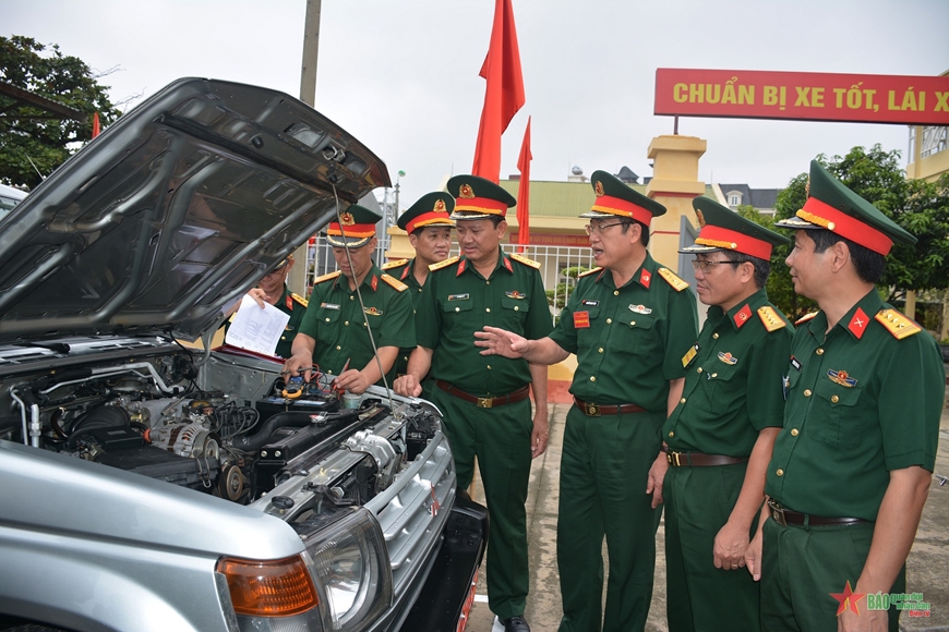 Nhân lên sức sống của Cuộc vận động 50 ở Hội thi xe tốt, lái xe giỏi toàn quân năm 2023 tại Tổng cục Chính trị Quân đội nhân dân Việt Nam