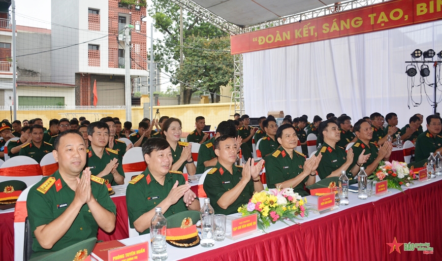Nhân lên sức sống của Cuộc vận động 50 ở Hội thi xe tốt, lái xe giỏi toàn quân năm 2023 tại Tổng cục Chính trị Quân đội nhân dân Việt Nam