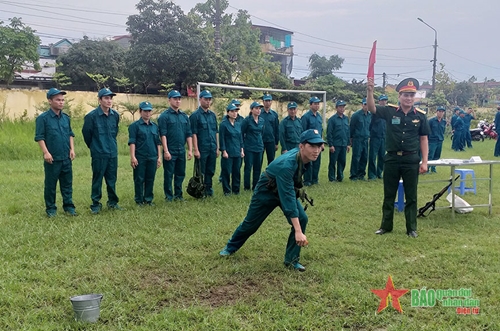 Ban CHQS huyện Ninh Giang (Hải Dương): Đẩy mạnh xây dựng đơn vị vững mạnh toàn diện


