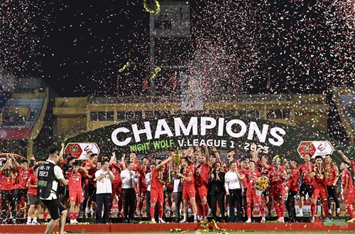 Chùm ảnh: Hành trình vô địch V-League lịch sử của Công an Hà Nội FC

