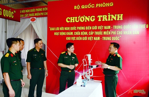 Kiểm tra công tác chuẩn bị khám bệnh, cấp thuốc cho đồng bào khu vực biên giới Việt-Trung