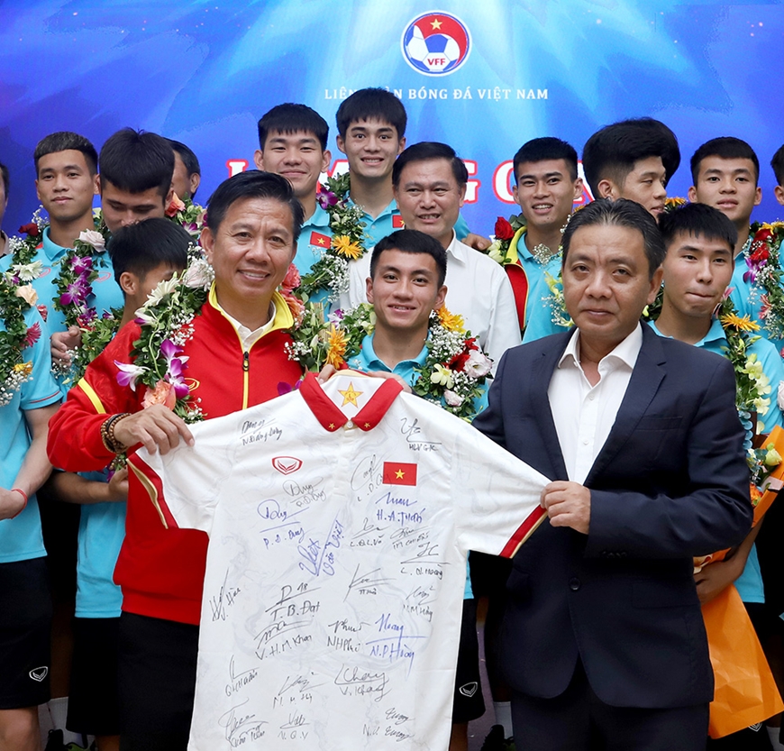 U23 Việt Nam rạng rỡ trong lễ mừng công vô địch U23 Đông Nam Á 2023